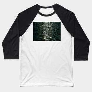 BLACK AND SILVER SHADES OF THE SEA DESIGN Baseball T-Shirt